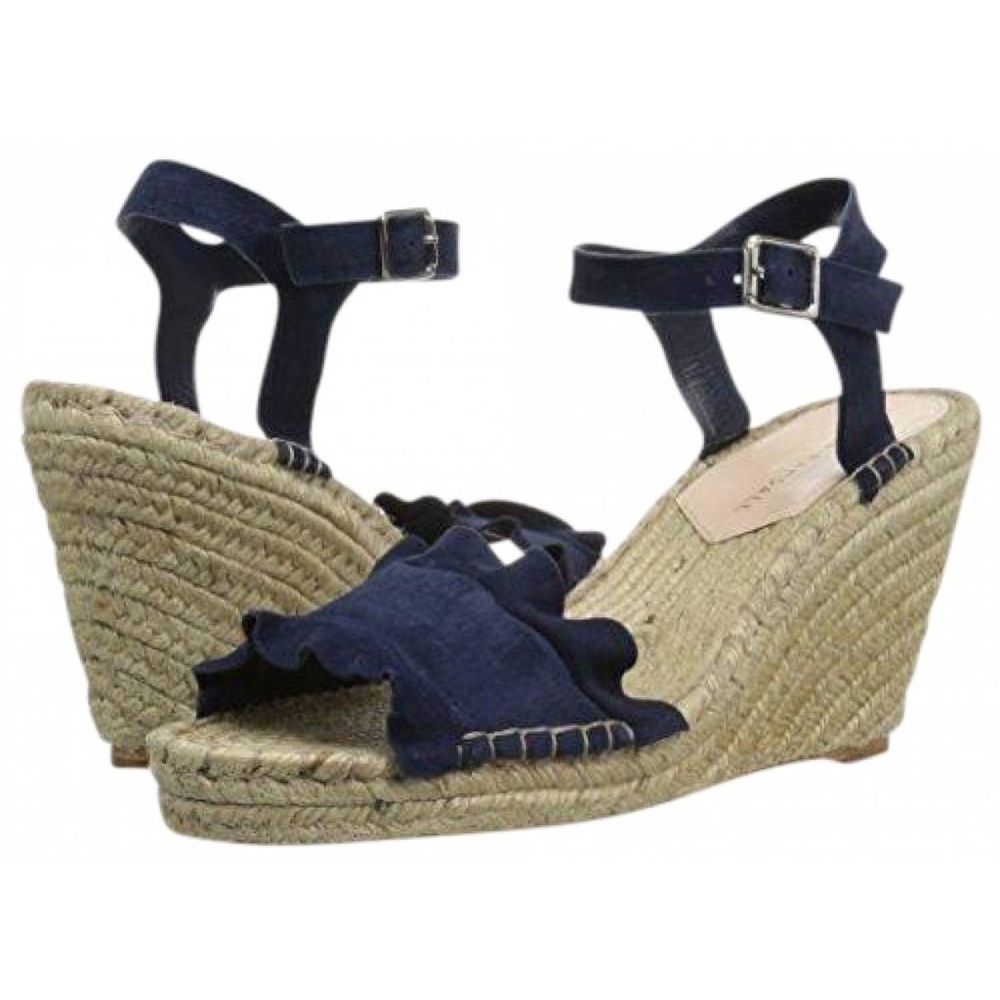 New without box Loeffler Randall blue Espadrilles